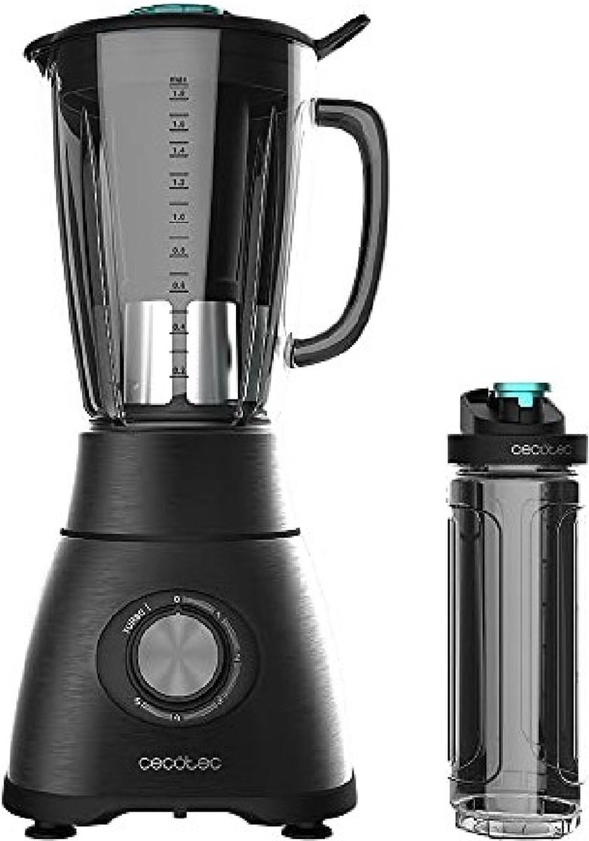 Cecotec Mixer Power Black Titanium 1800 Go 1800 W