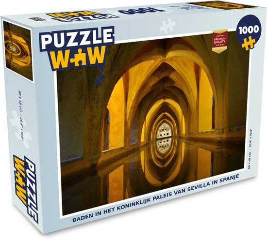 MuchoWow Puzzel Sevilla - Architectuur - Paleis - Legpuzzel - Puzzel 1000 stukjes volwassenen