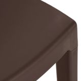 VidaXL Chaise de jardin 2 pièces Polypropylène Moka