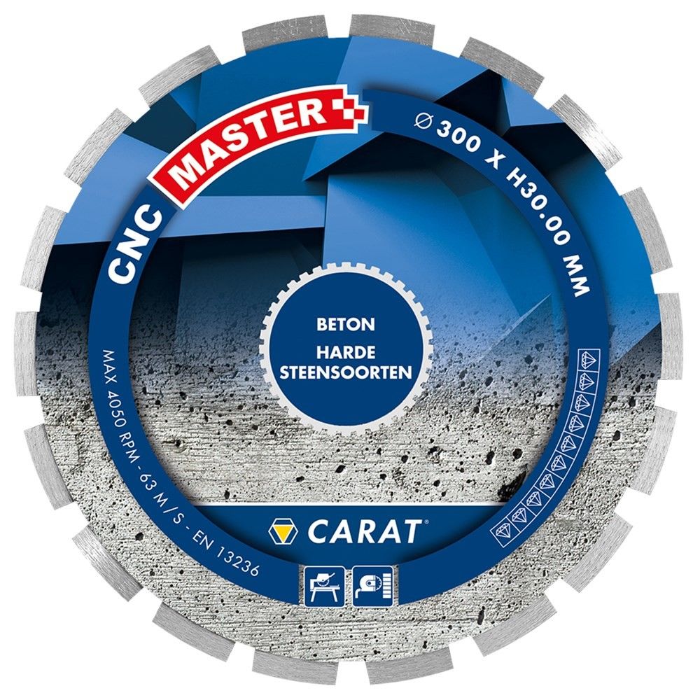 Carat Diamantzaag Beton ø500x25 40mm CNC Master
