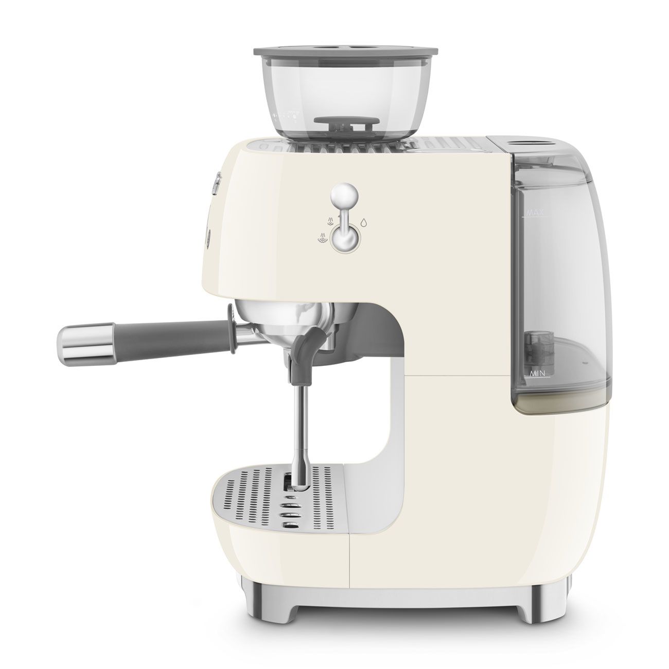 Smeg EGF03CREU Espressomachine - Crème - Met Bonenmaler