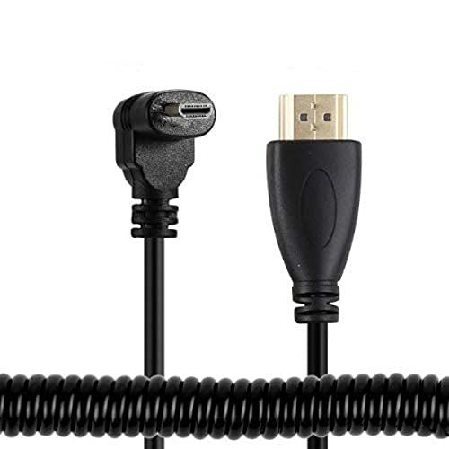 Micro HDMI naar HDMI Spiraalkabel - 50-80 cm - 4250822919165