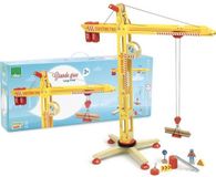 VILAC Grote Houten Hijskraan - 80cm - Inclusief Accessoires