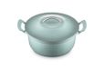 Le Creuset Modern Heritage Gietijzeren braadpan, rond, zeezout