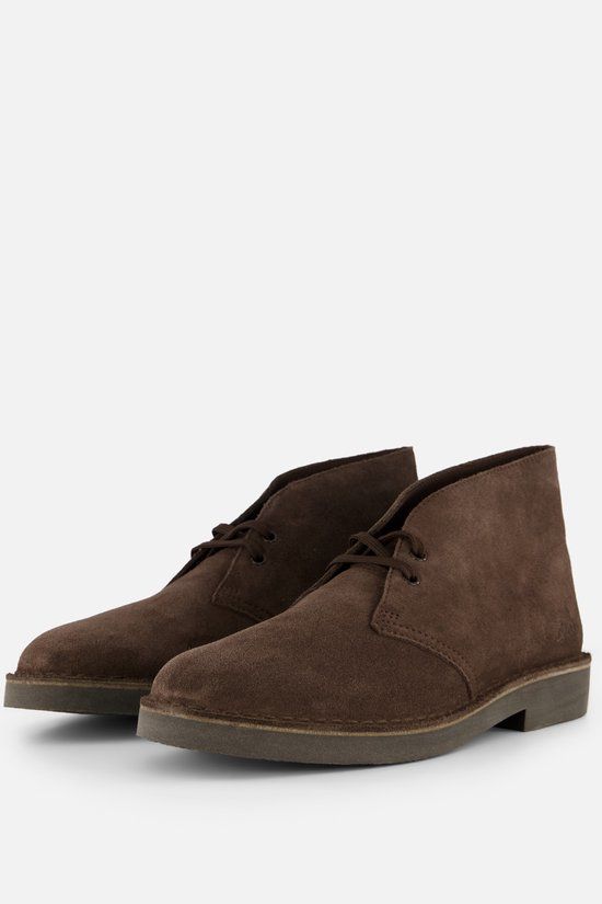 CLARKS Desert Bt Evo Heren Veterschoenen - Suede - Bruin