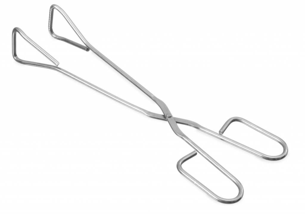 Hendi Serveertang Verchroomd | 300mm | 2 stuks