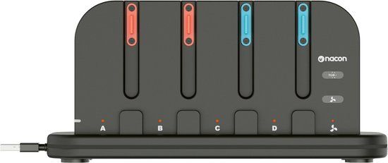 NACON SWITCHNEWDOCK+JC, Oplaadset, Nintendo Switch 2, Zwart