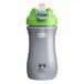 Chicco Pop-up cup, lekvrije drinkbeker voor kinderen, praktisch openen, siliconen schenktuit, luchtdichte sluiting, gemakkelijk te dragen, glas voor kinderen van 2 jaar, inhoud 350 ml, groen