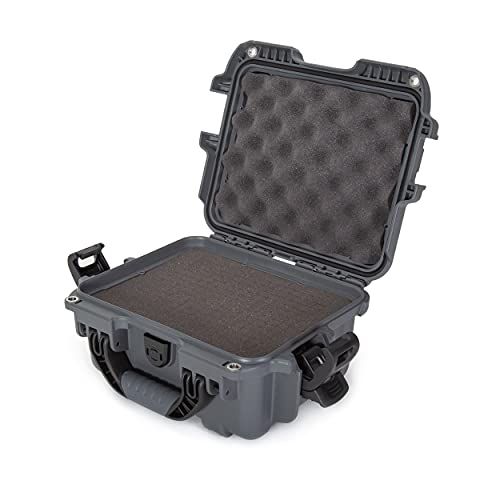 Nanuk 905 waterdichte hardshell koffer met pluche schuiminleg - grafiet
