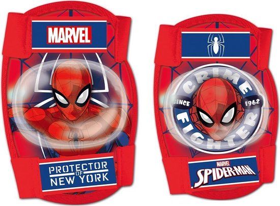 Spider-man Junior Beschermset 4-delig Rood Maat S