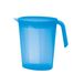 Juypal Hogar Juypal Schenkkan/waterkan - blauw - 1,75 liter - kunststof - L22 x H20 cm - met deksel