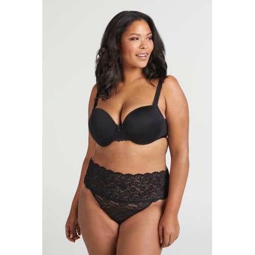 Zizzi string LAZALEA (set van 2) zwart