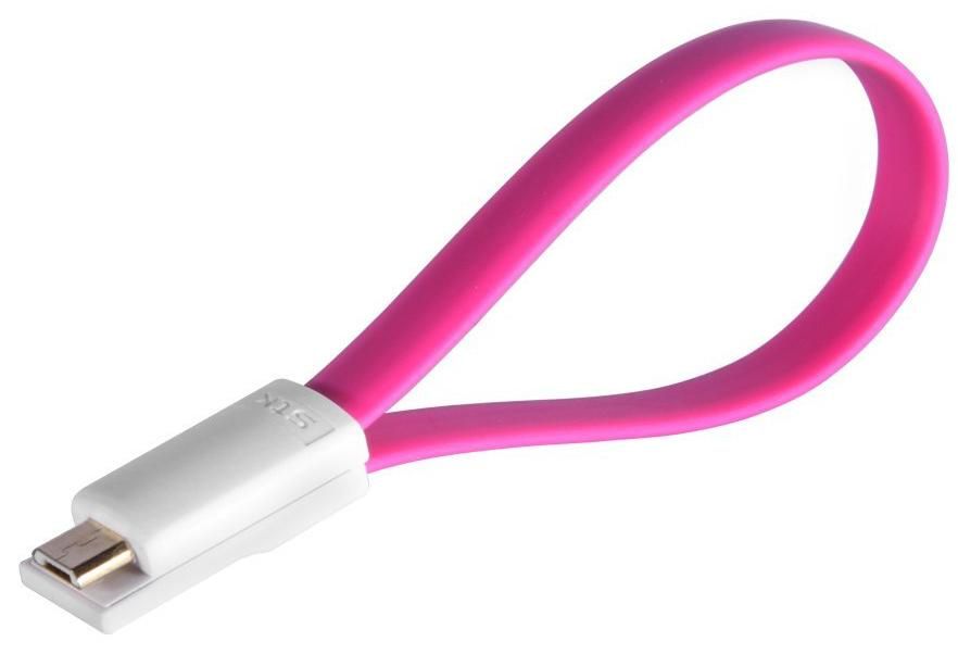 STK DLUMAMICROPK USB-kabel 0,22 m Roze