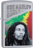 Bob Marley Zippo - Satin Chrome Unisex Aansteker