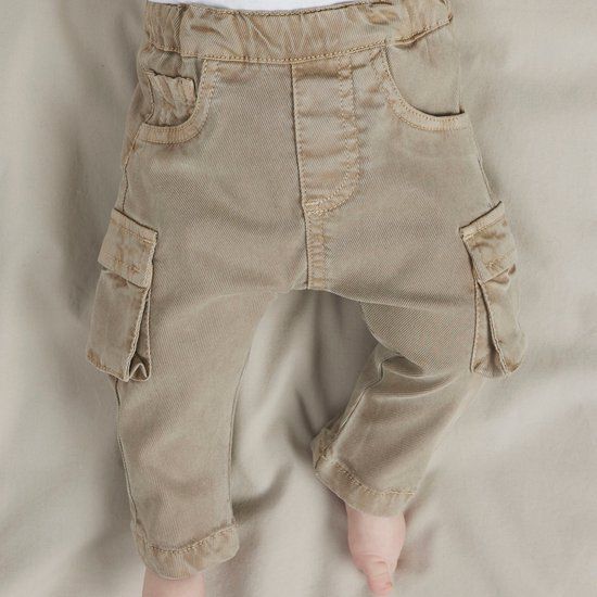 Name It Ben Cargo Broek - Maat 68 - Chinchilla
