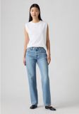 Levi's Jeans 501 '90s Blauw Katoen Loose Fit Regular Waist Knopen Dames W26 X L32