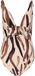 Pastunette Premium - Badpak Ivory Shore - Creme/Beige/Bruin - Corrigerend - Maat 40D