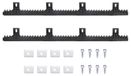Rail de guidage en nylon pour portes coulissantes, 2 pièces, 2 mètres (6,6 pieds), renforcé