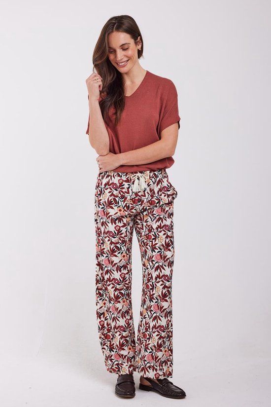 DIDI Dames Pants Paloma Pink Jive print maat 38