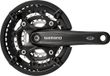 Shimano Trekking FC-T521 Octalink Crankset 3x10-speed 44-32-24 tanden, zwart Pedaalarmlengte 170mm