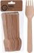 Merkloos Wegwerp bestek van hout - vorken - 40x stuks - Verjaardag of BBQ bestek - 16 cm