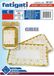 FATIGATI SRL L.Snoep dienblad + centrum RETT. 2 stuks 28 x 20, zoals afgebeeld