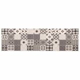 vidaXL Keukentapijt, mozaïek, grijs, 300 x 60 cm, 100% polyamide