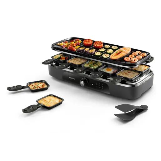 Philips 5000-serie Gourmetstel 2-in-1 HD6421/80