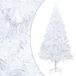 vidaXL Sapin de Noël artificiel avec branches épaisses 150 cm PVC blanc