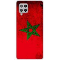 Samsung Galaxy A42 5G Drapeau maroc Bedrukt siliconen hoesje
