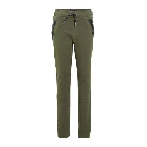Cars regular fit joggingbroek Lax army groen