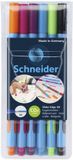 Schneider Schrijfwaren Schneider Slider Edge XB balpen 1,4mm assorti etui 6 stuks doos 10 stuks