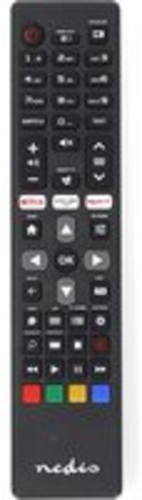 Vervangende Afstandsbediening - Geschikt voor: Philips - Voorgeprogrammeerd - 1 Apparaat - Amazon Prime / Netflix Knop / Rakuten TV Button - Infrarood - Zwart
