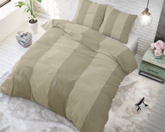 Sleeping dream Litz jimaux dekbedovertrek 240x200cm Martin Cream - Microvezel - Creme
