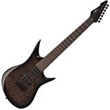 Gear4music Harlem Guitare électrique 7 cordes, Trans Black