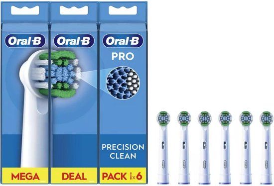 Oral-B Pro - Precision Clean Opzetborstels 6 stuks