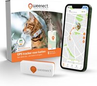 Weenect CATS² GPS Tracker voor Katten - Wit/Oranje