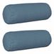 vidaXL Kussensloop HEERLEN Jeans Blauw Katoensatijn 2 stuks Ø 15 x 40 cm