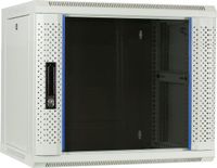 DSIT 9U witte wandkast met glazen deur 600x450x500mm (BxDxH)