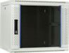 DSIT 9U witte wandkast met glazen deur 600x450x500mm (BxDxH)
