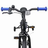 vidaXL Kinderfiets 16 inch Blauw Zwart