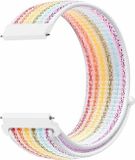 By Qubix - Sport Loop nylon bandje - Multicolor - Geschikt voor Garmin Forerunner 55 / 70 / 165 / 170 / 245 / 570 (42mm) / 645 - 20mm