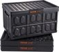 VEVOR Set van 3 45L Opvouwbare Opbergdozen met Deksel