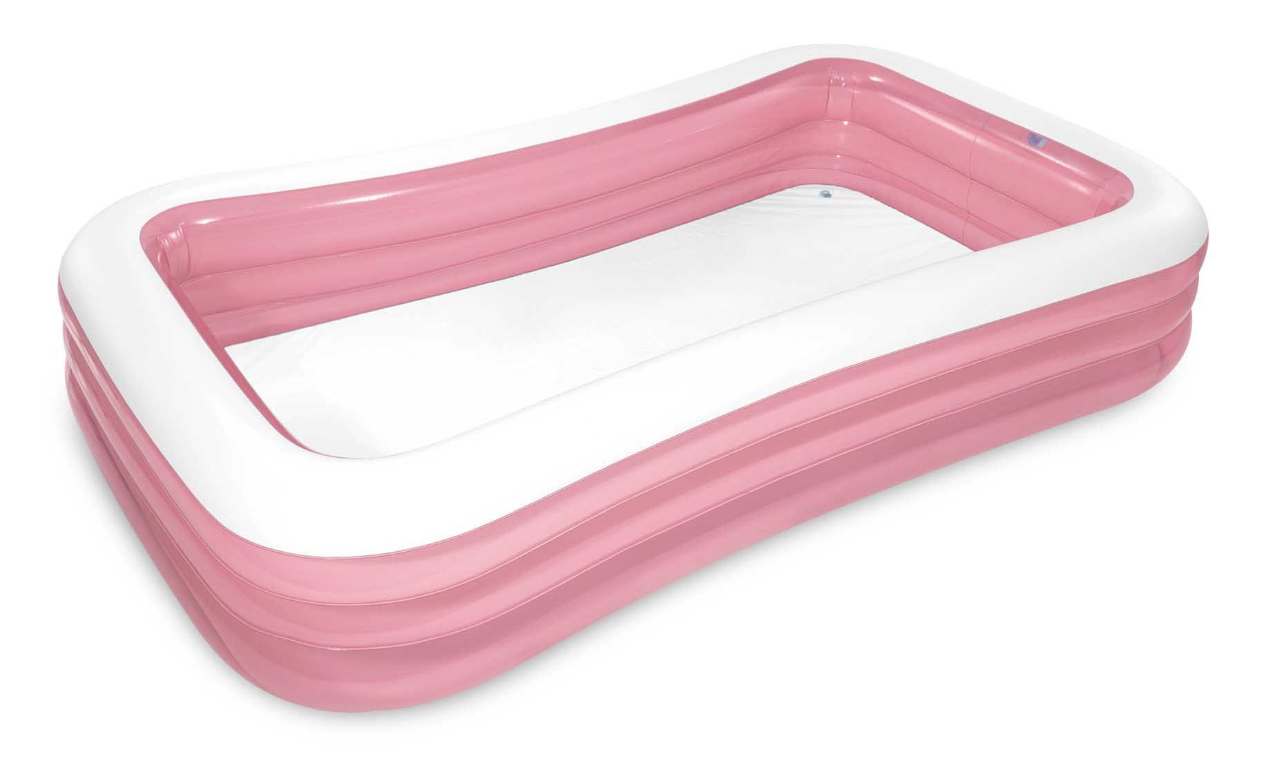 Intex Opblaasbaar Rechthoekig Zwembad 1050 l - Roze, Wit