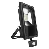 Brightium Krachtige zwarte LED-spot van 70 W, ideaal voor buitenverlichting