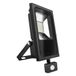 Brightium Krachtige zwarte LED-spot van 70 W, ideaal voor buitenverlichting
