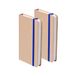 Merkloos / Sans marque Luxe Notitieboekje – blauw – A6 (9 x 14 cm) – karton/papier – Schriftje, Opschrijfboekje, Journal – Voor notities, lijstjes of onderweg
