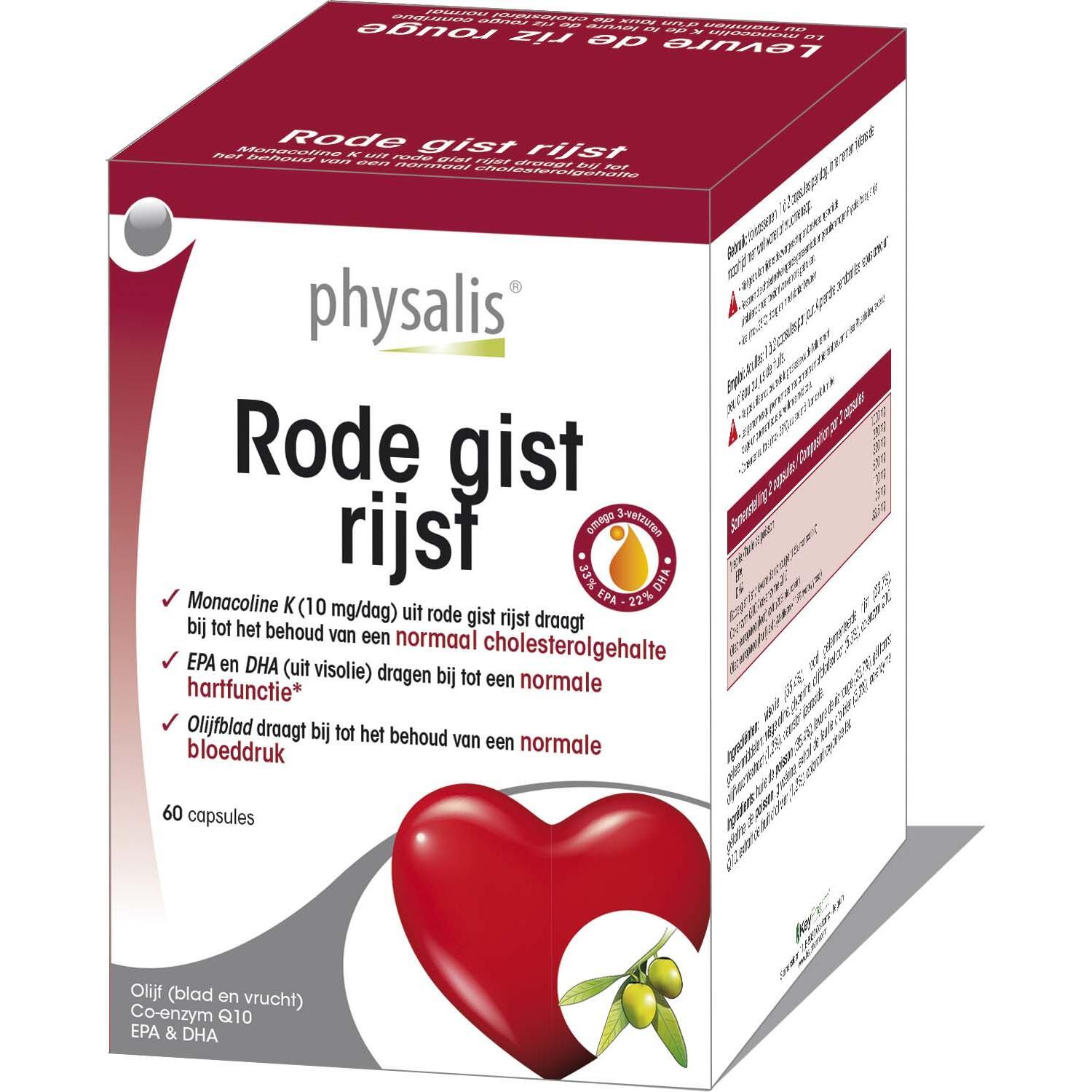 Physalis Rode Gist Rijst Capsules