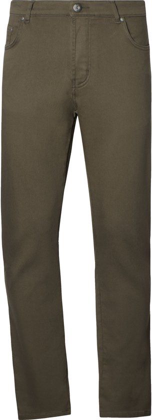 Jan Vanderstorm heren Broek Met Lage Taille - 31 - olijf - Plus Size
