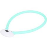 AniOne Lichte Ring Siliconen Ketting turkoois S–M